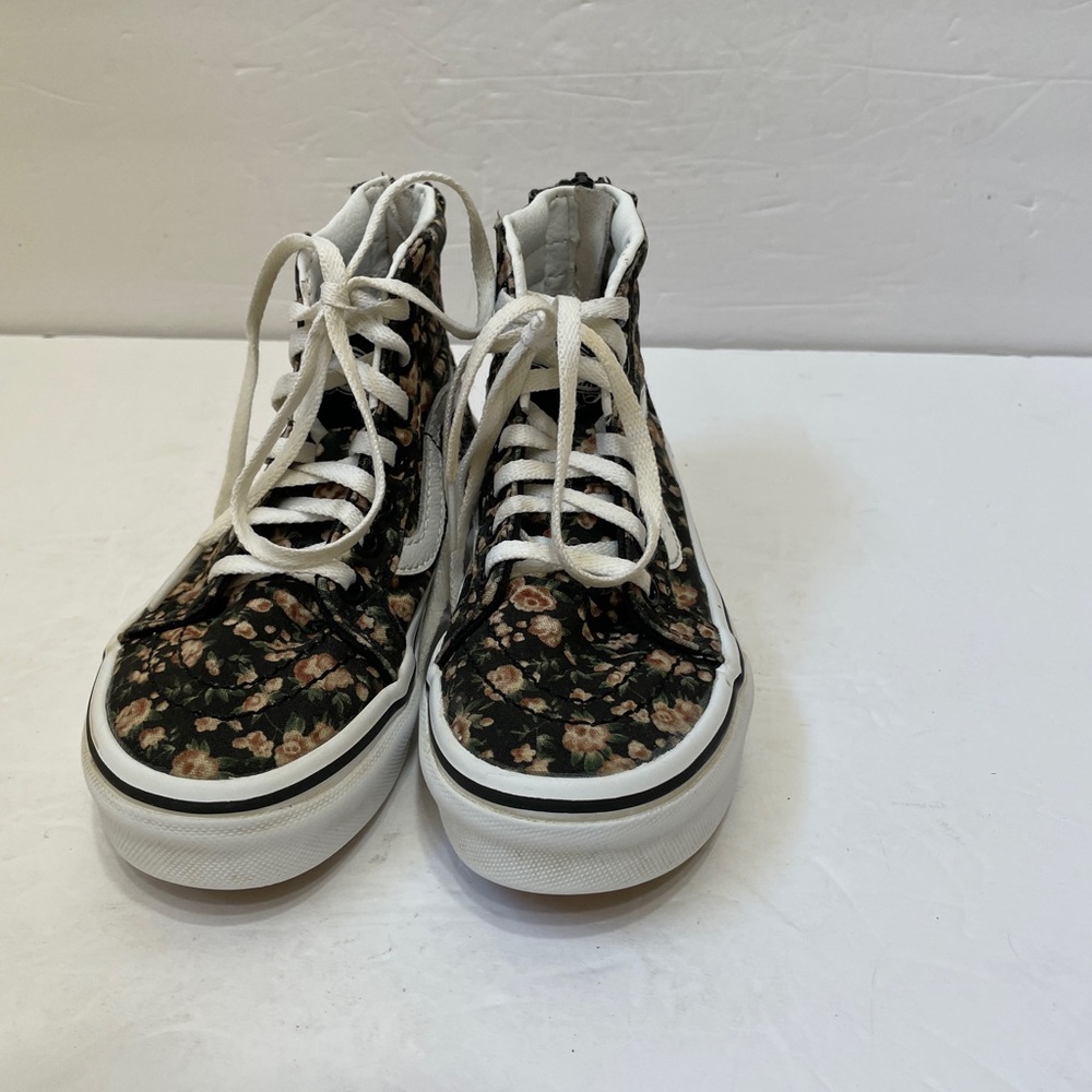 VANS HIGH TOP FLORAL PRINT SNEAKERS